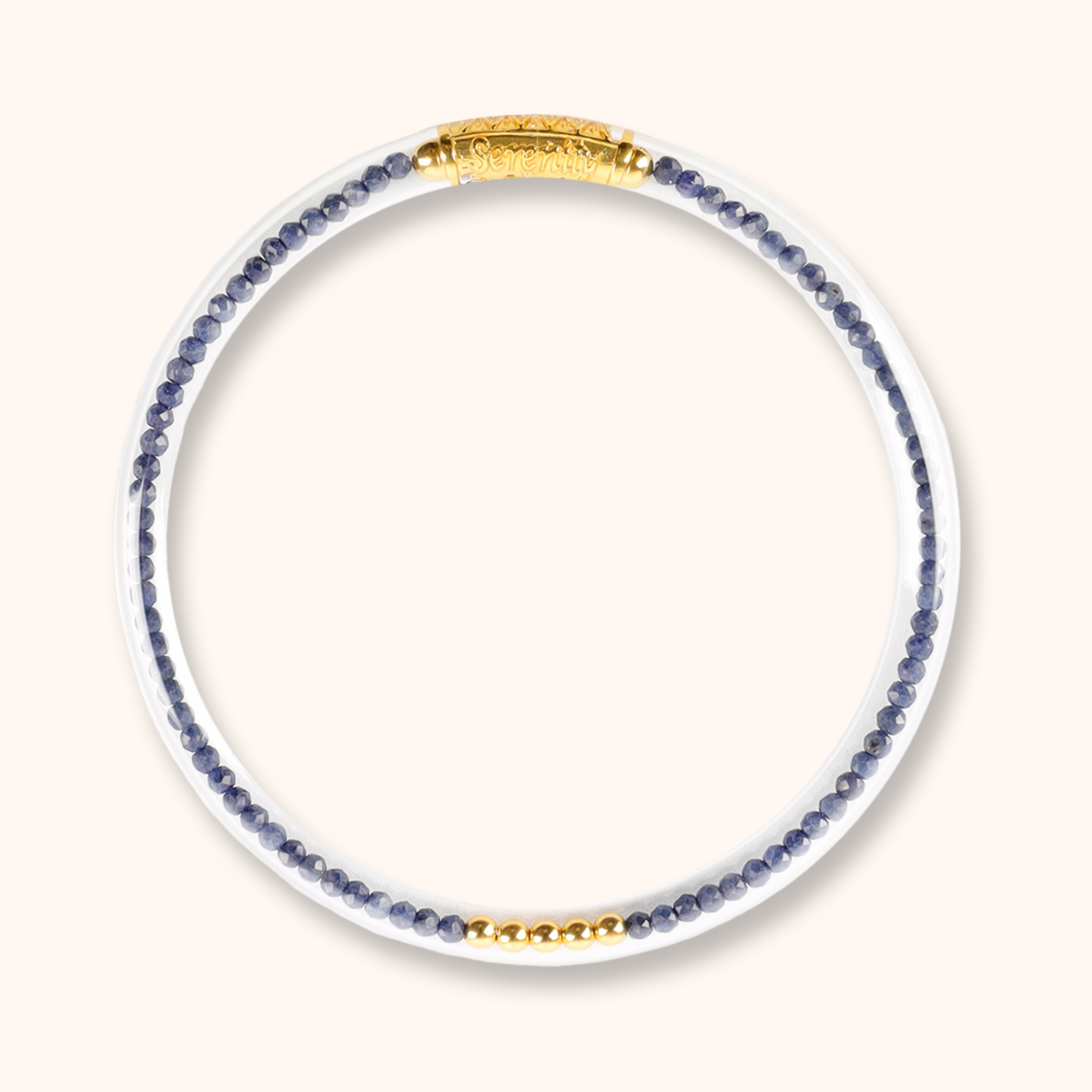 Sapphire Luxe All Weather Bangle®(AWB®) - Serenity Prayer