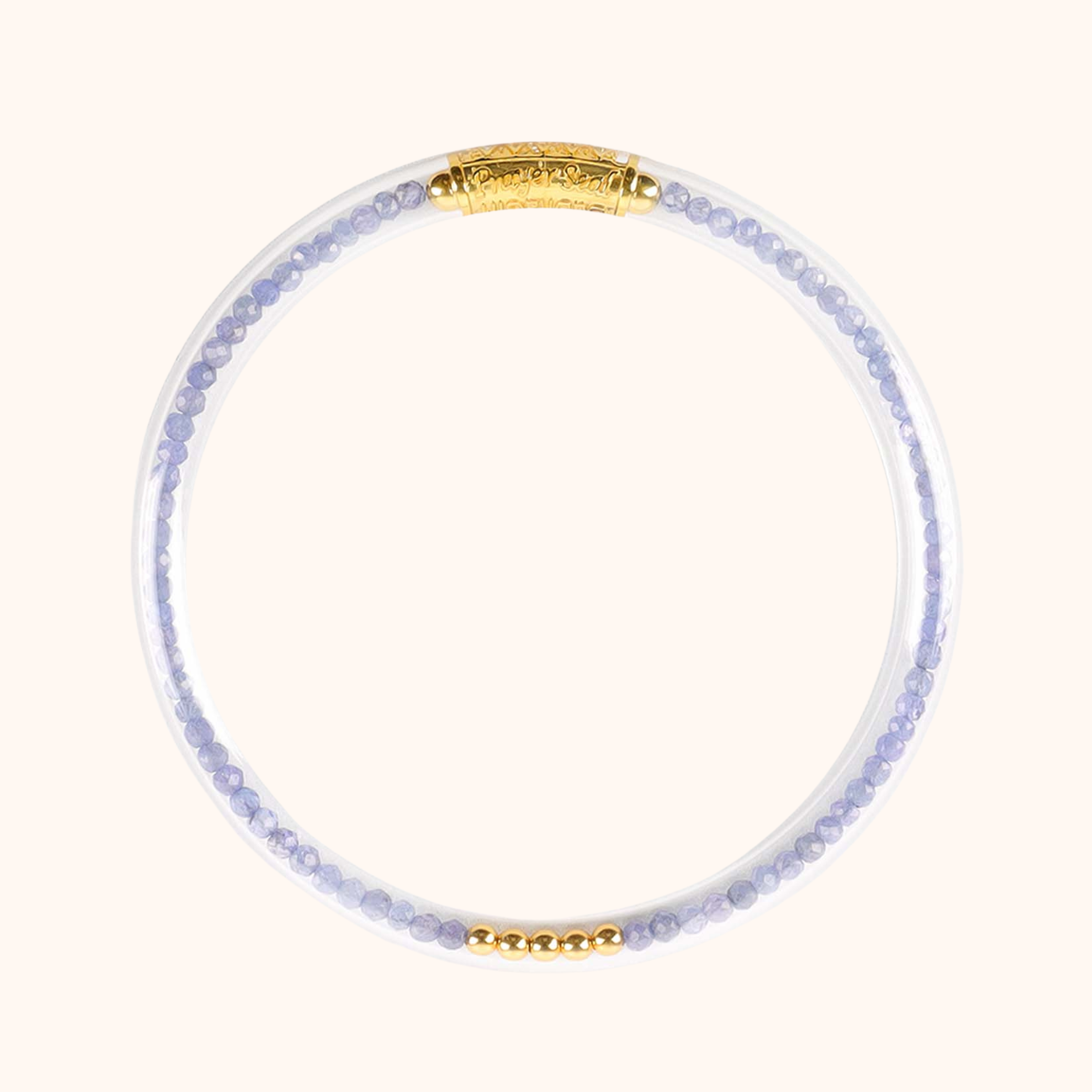 Tanzanite Luxe All Weather Bangle®(AWB®) - Serenity Prayer | Bangle Bracelets for Women | BuDhaGirl