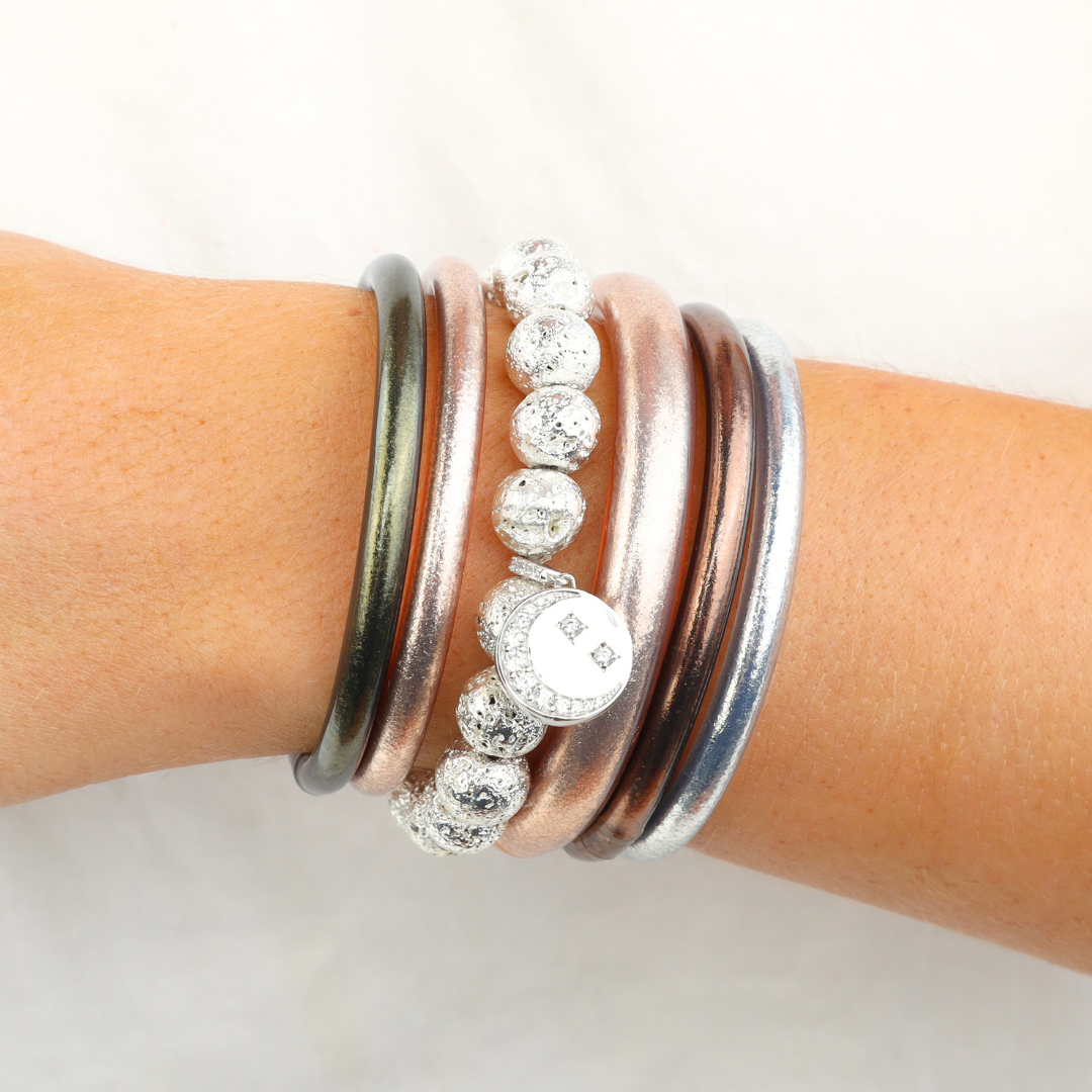 Buck Moon Bangle Bracelet Stack 2025 | BuDhaGirl