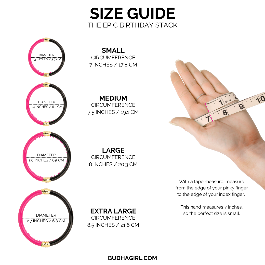 Epic Birthday Bracelet Bangle Stack | BuDhaGirl