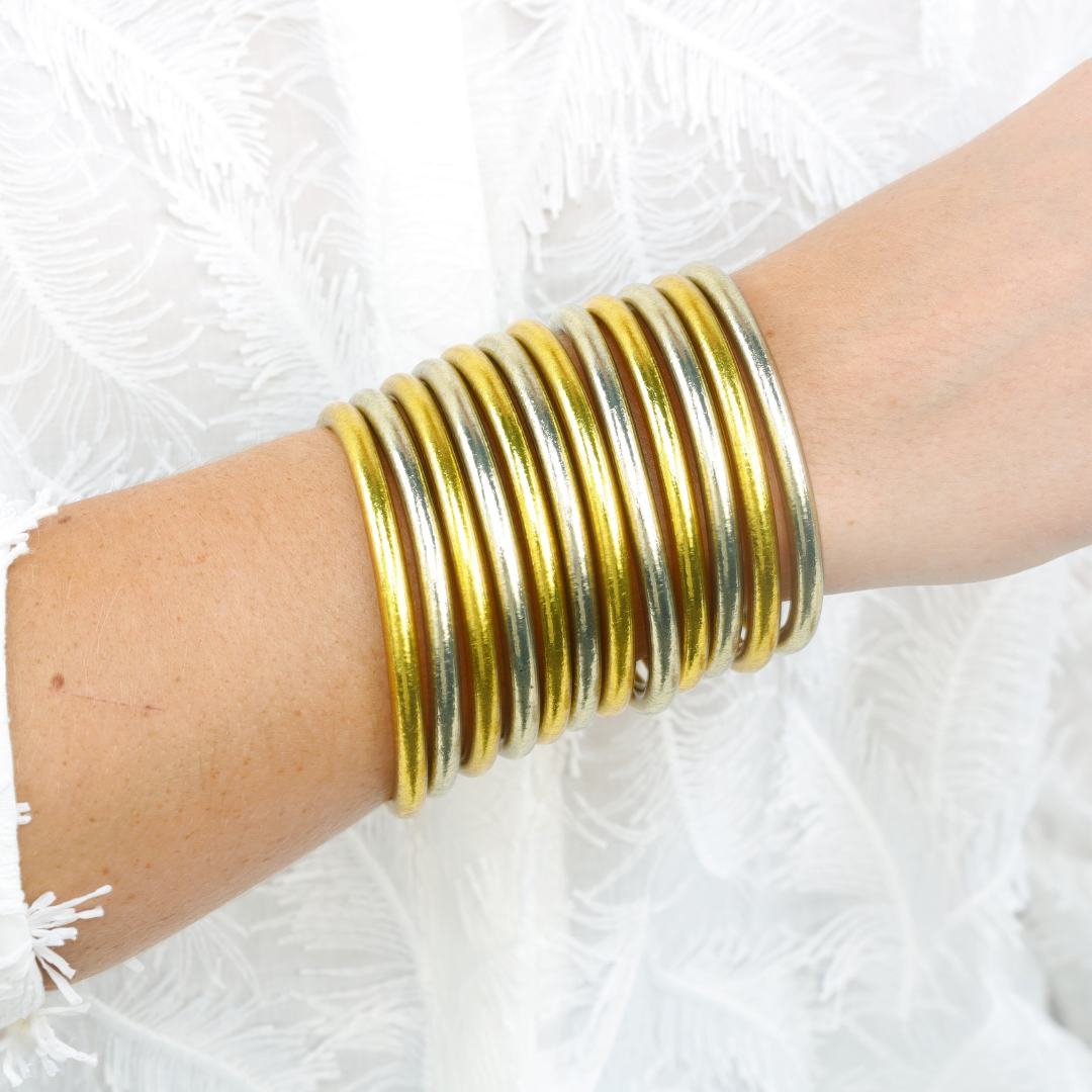 Gold & Etoile All Weather Bangles® Bundle | BuDhaGirl