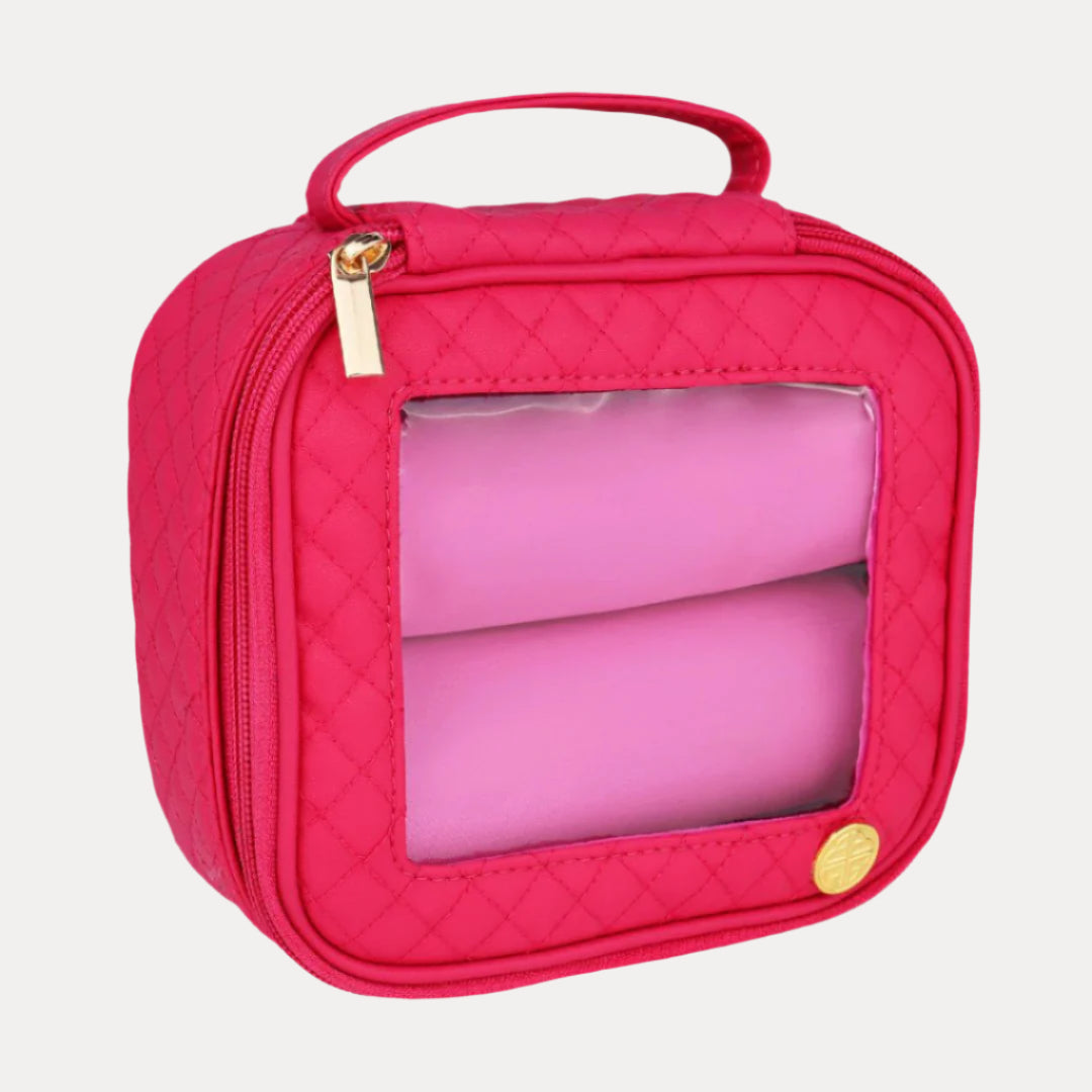 Large Pink Travel Storage Case For Bangle Bracelets | BuDhaGirl
