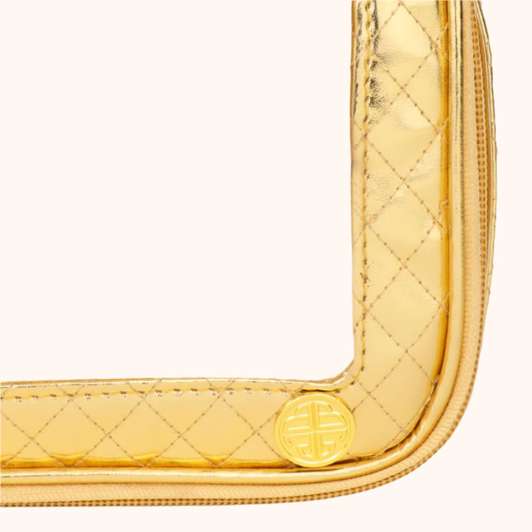 Large Gold Travel Case for Jewelry Storage | BuDhaGirl