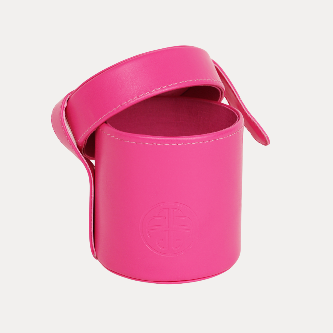 Pink Leather Canister | Bangles, Bracelets, Jewelry | BuDhaGirl
