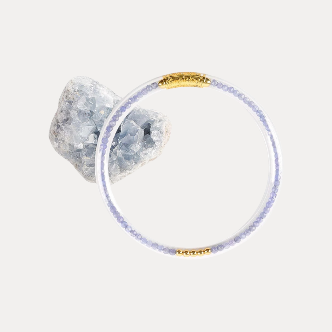 Tanzanite Luxe All Weather Bangle | BuDhaGirl