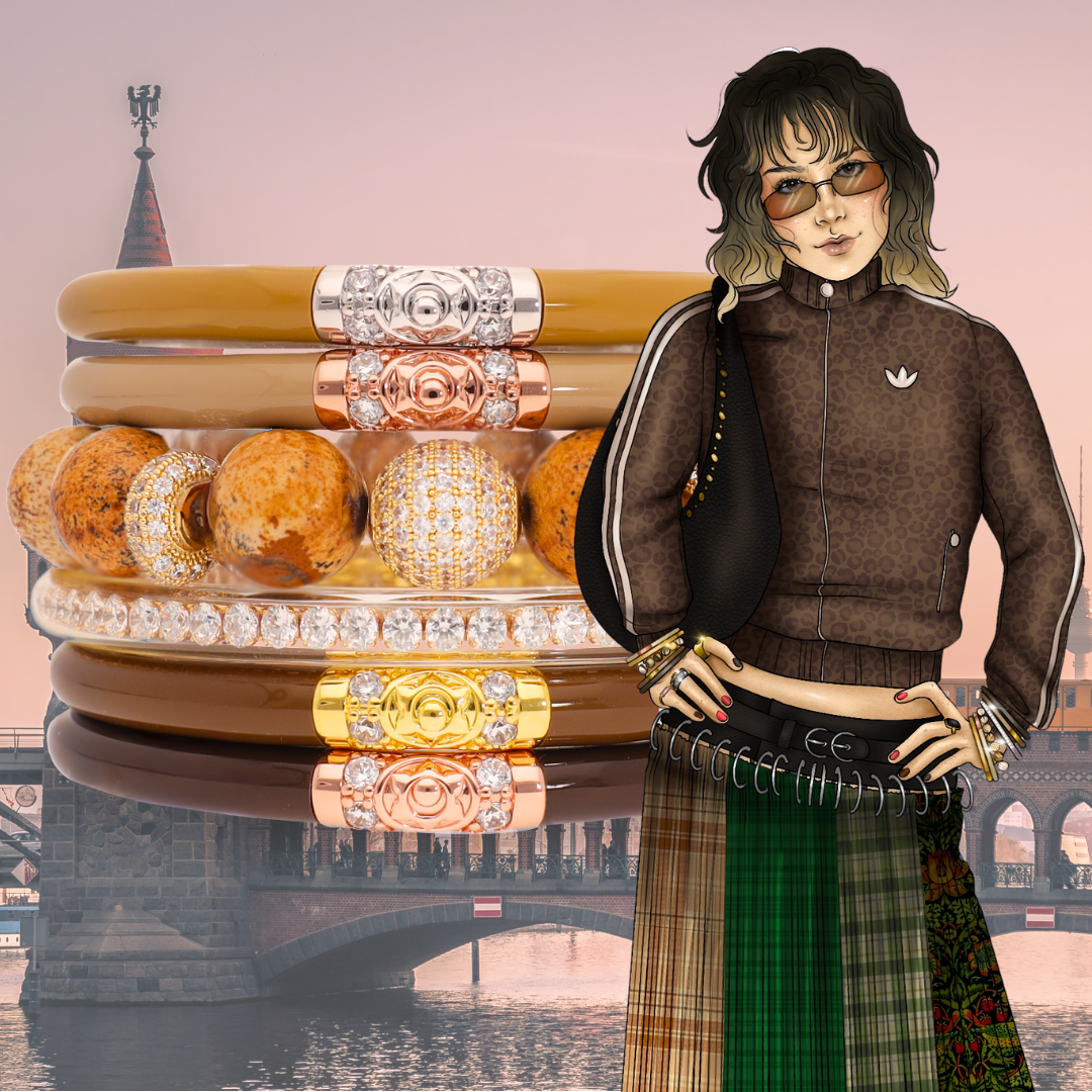 Berlin Underground Luxe Bangle Bracelet Stack of the Week | BuDhaGirl