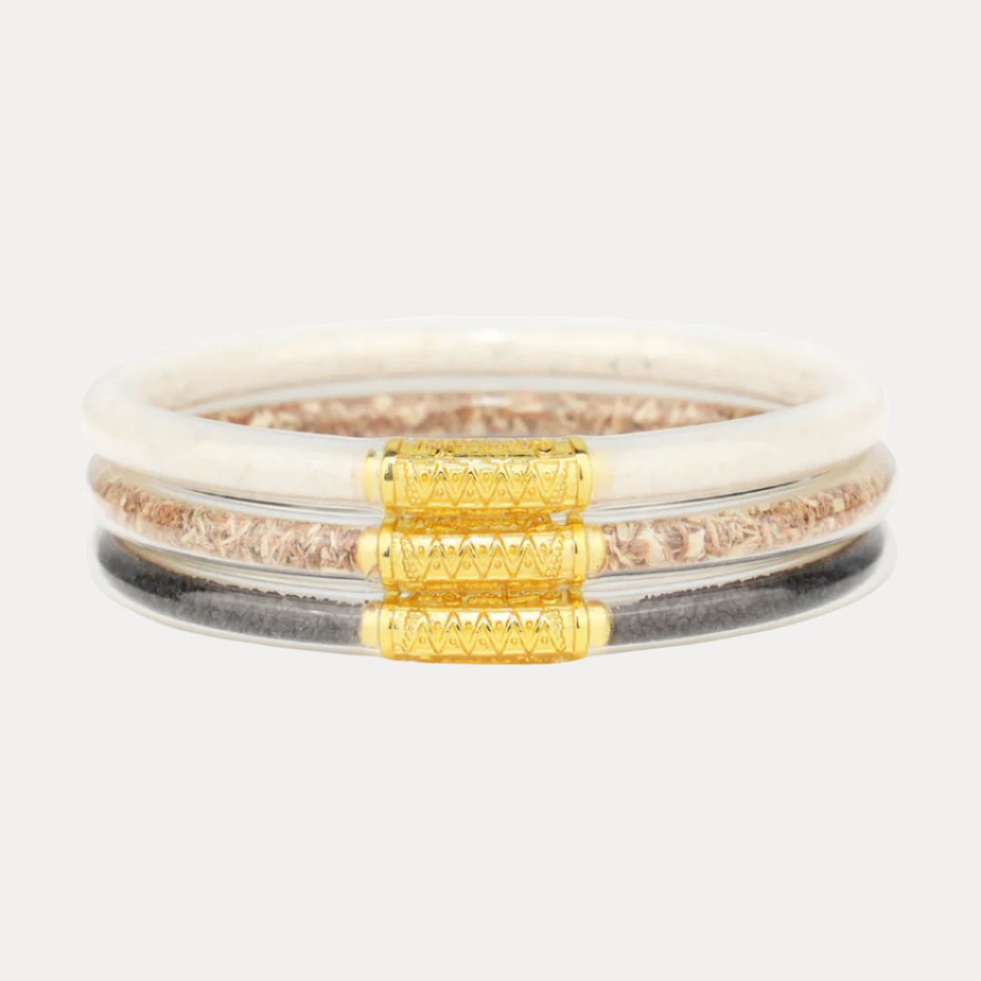 Earth Day All Weather Bangle Bracelets For Women | BuDhaGirl