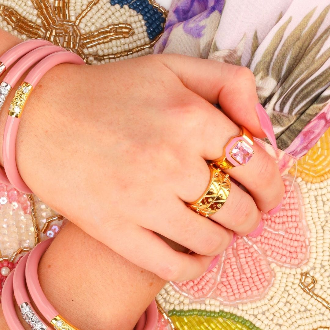 Cushion Ring - Pink