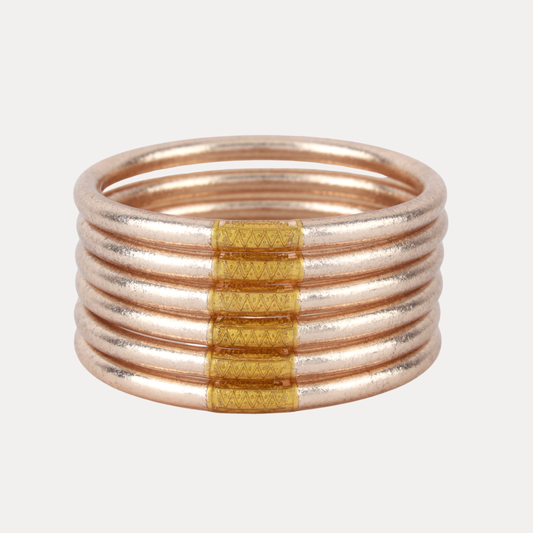 Rose Gold & Champagne All Weather Bangles® Bundle
