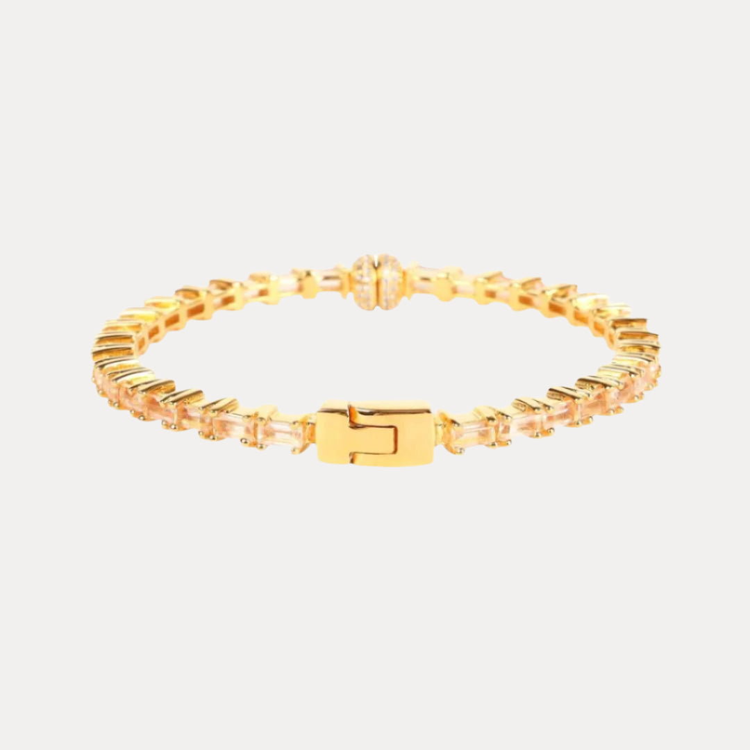 Pink Morganite Baguette Crystals Aurora Bracelet | BuDhaGirl