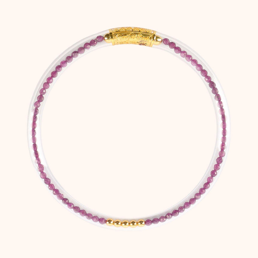 Ruby Luxe All Weather Bangle®(AWB®) - Serenity Prayer | Bangle Bracelets for Women | BuDhaGirl