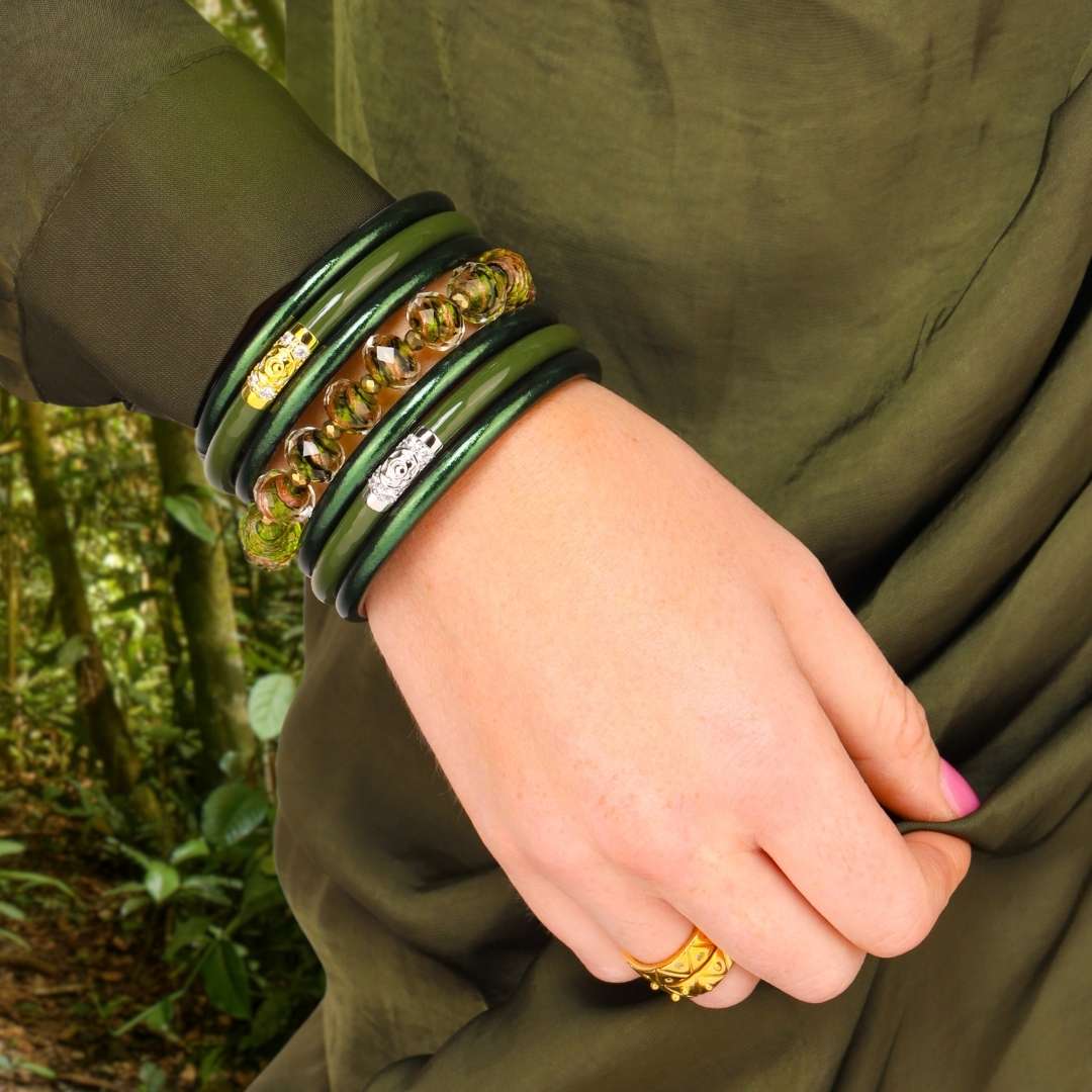 Amazon Rainforest Bracelet Stack of the Week | BuDhaGirl