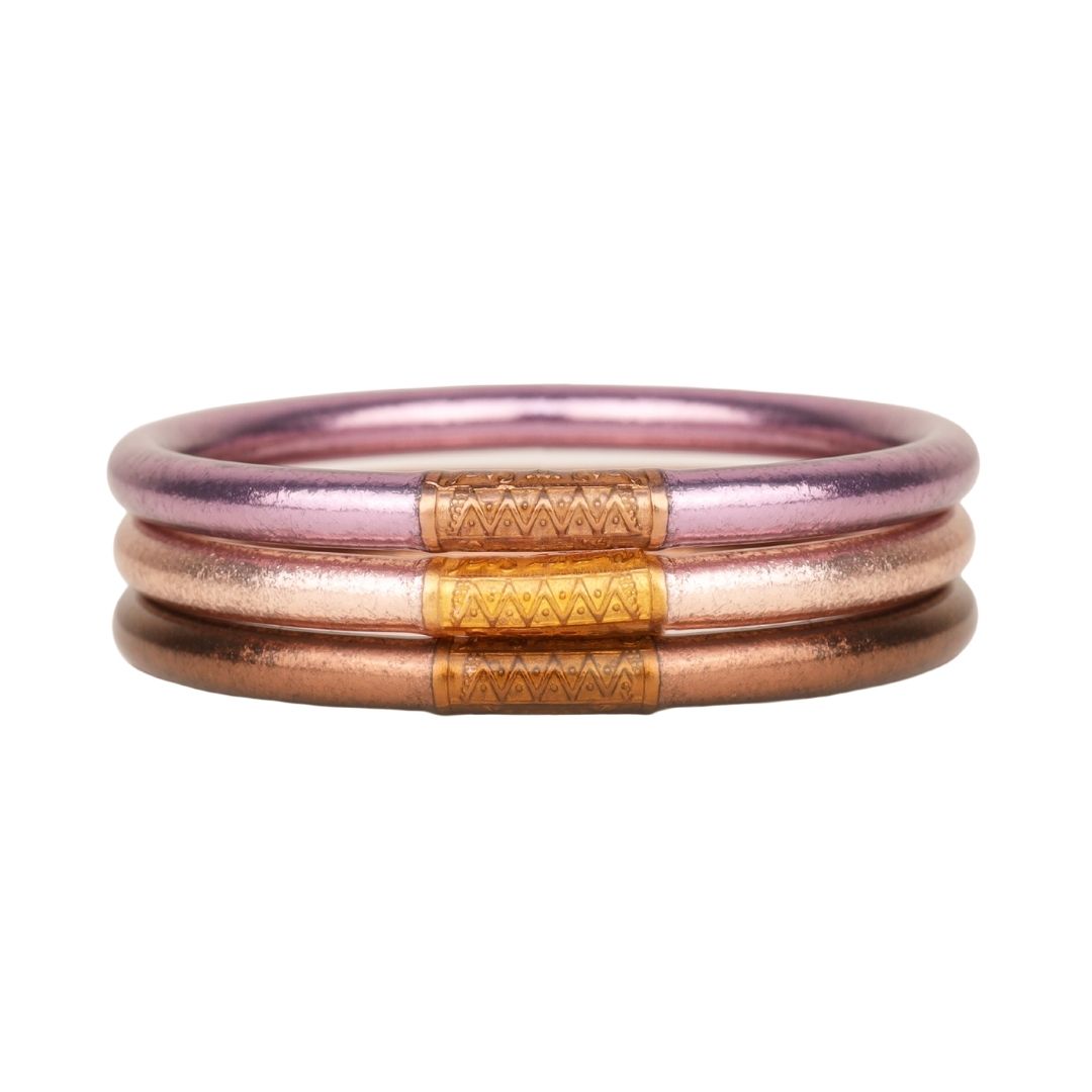 Barcelona Boho Mixed All Weather Bangles Bracelet Stack of the Week | BuDhaGirl