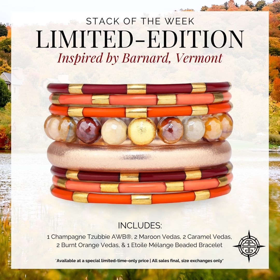 Barnard Vermont Bangle Bracelet Stack of the Week | BuDhaGirl