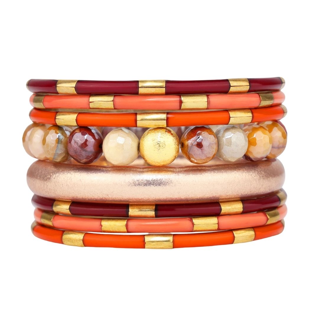 Barnard Vermont Bangle Bracelet Stack of the Week | BuDhaGirl