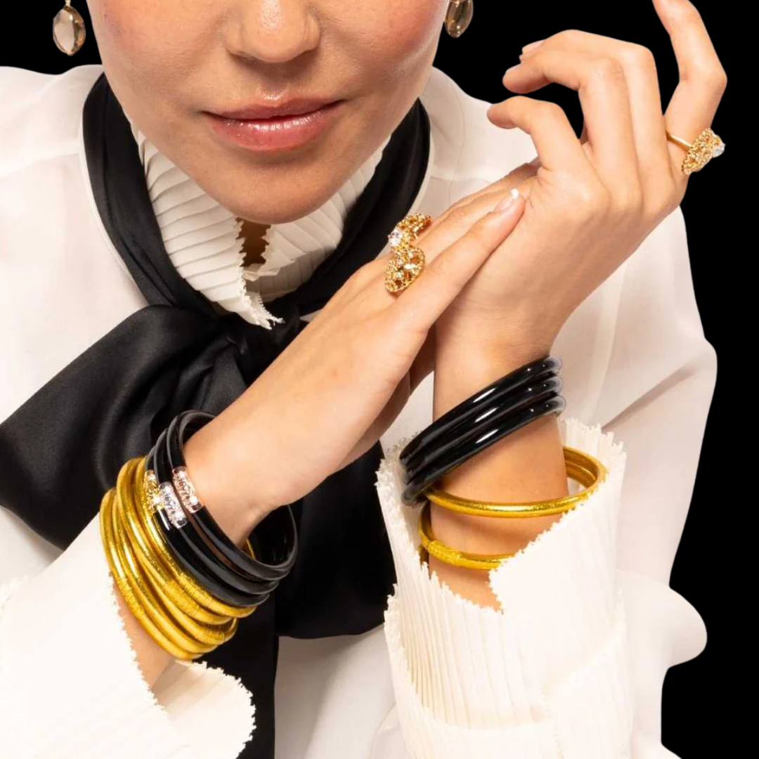 Black & Ivory Three Kings All Weather Bangles Bundle