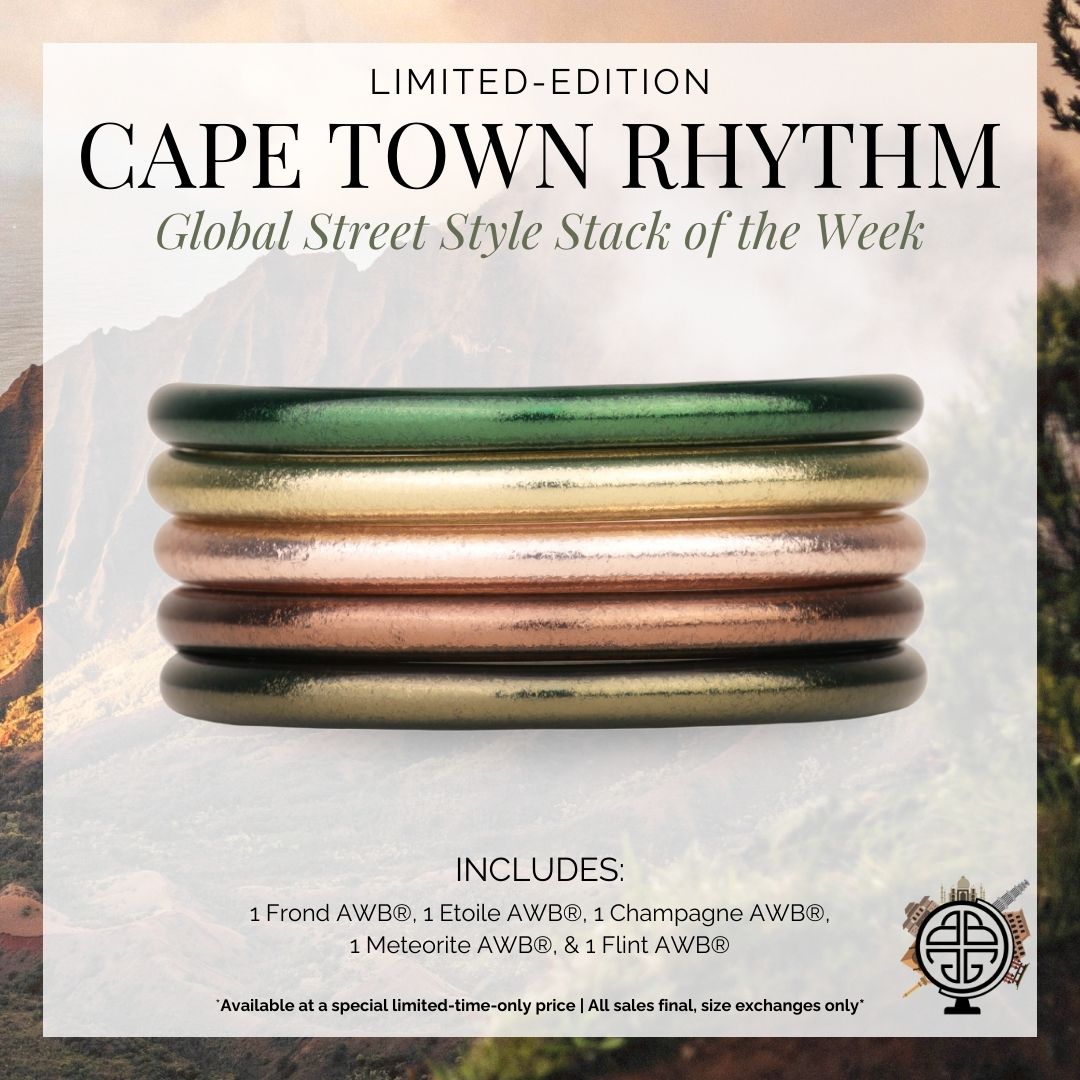 Cape Town Rhythm Bangle Bracelet Stack of the Week | BuDhaGirl