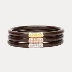 Three Kings All Weather Bangles® (AWB®) - Chocolate