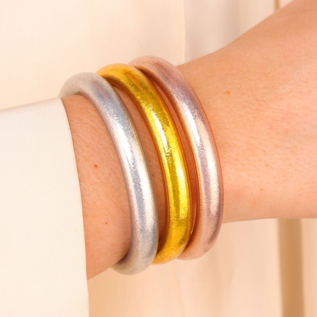 Valentine's Day Bangle Bracelet Stacks for Women - Classique Stack | BuDhaGirl