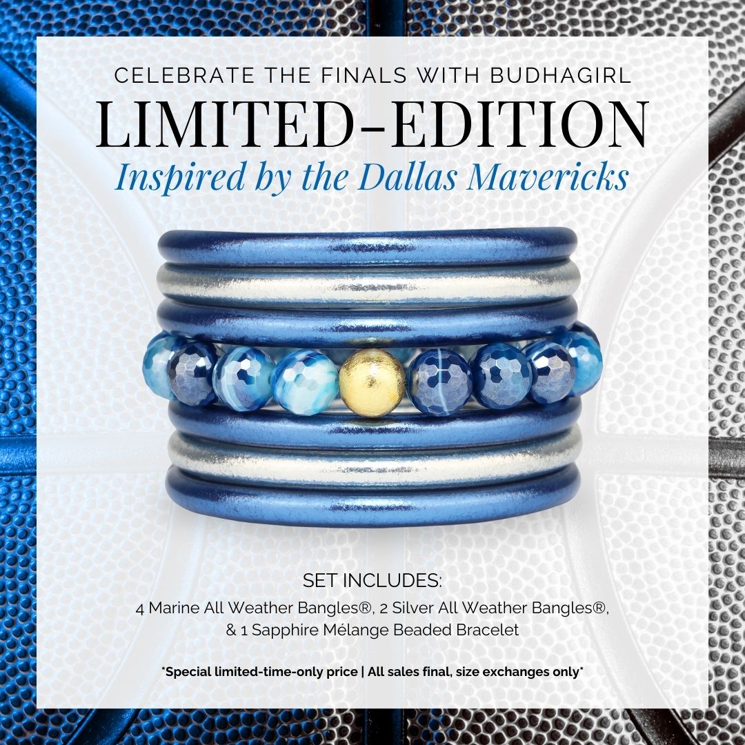 Bangle Bracelet Stack Inspired by the Dallas Mavericks Basketball Team | BuDhaGirl