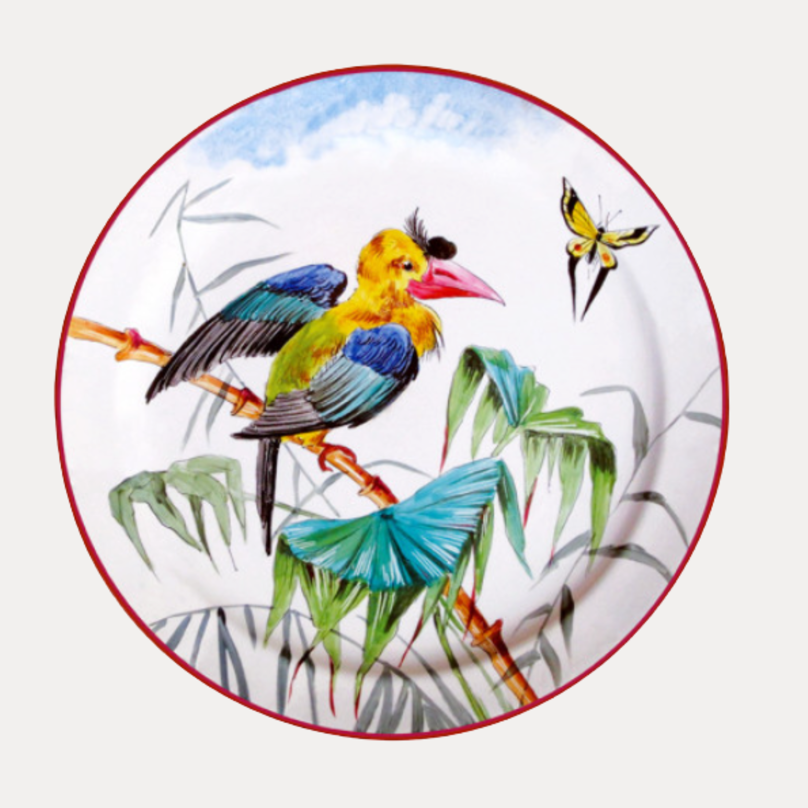 Au Bain Marie Bracquemond Tin Plates | French Country Decor | BuDhaGirl