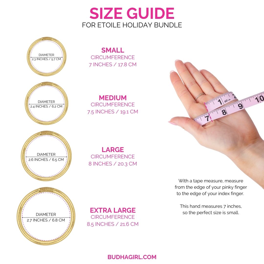 Size Guide for Etoile Holiday Bundle | BuDhaGirl