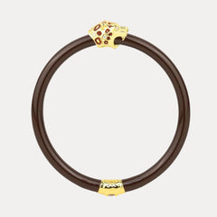 Fauna Panther All Weather Bangle® (AWB®) - Chocolate