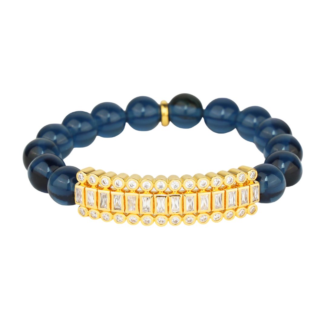 Fortnight Bracelet | Blue Crystal Bracelet for Women | BuDhaGirl