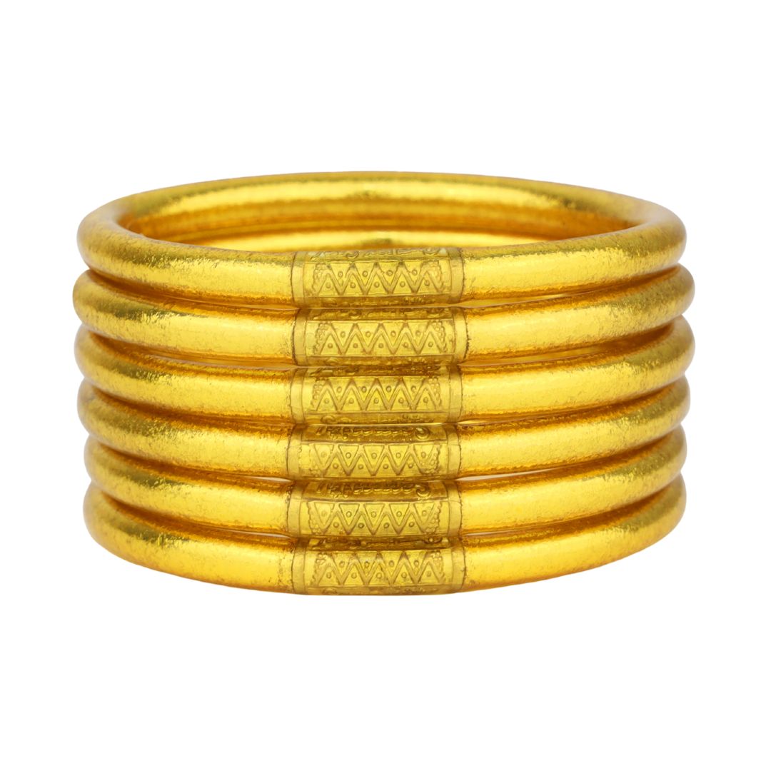 Gold All Weather Bangles® - Serenity Prayer | BuDhaGirl