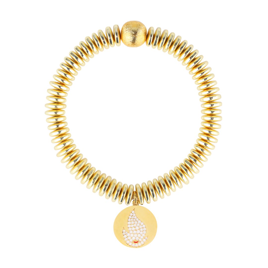 Galleon Olympic Inspired Bracelet - Gold