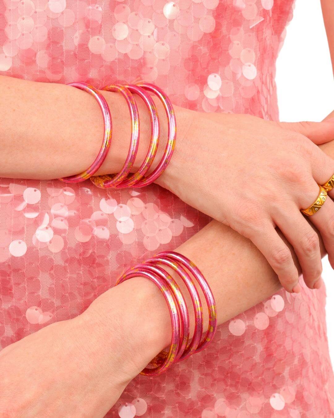 KOI Rose All Weather Bangles® | BuDhaGirl