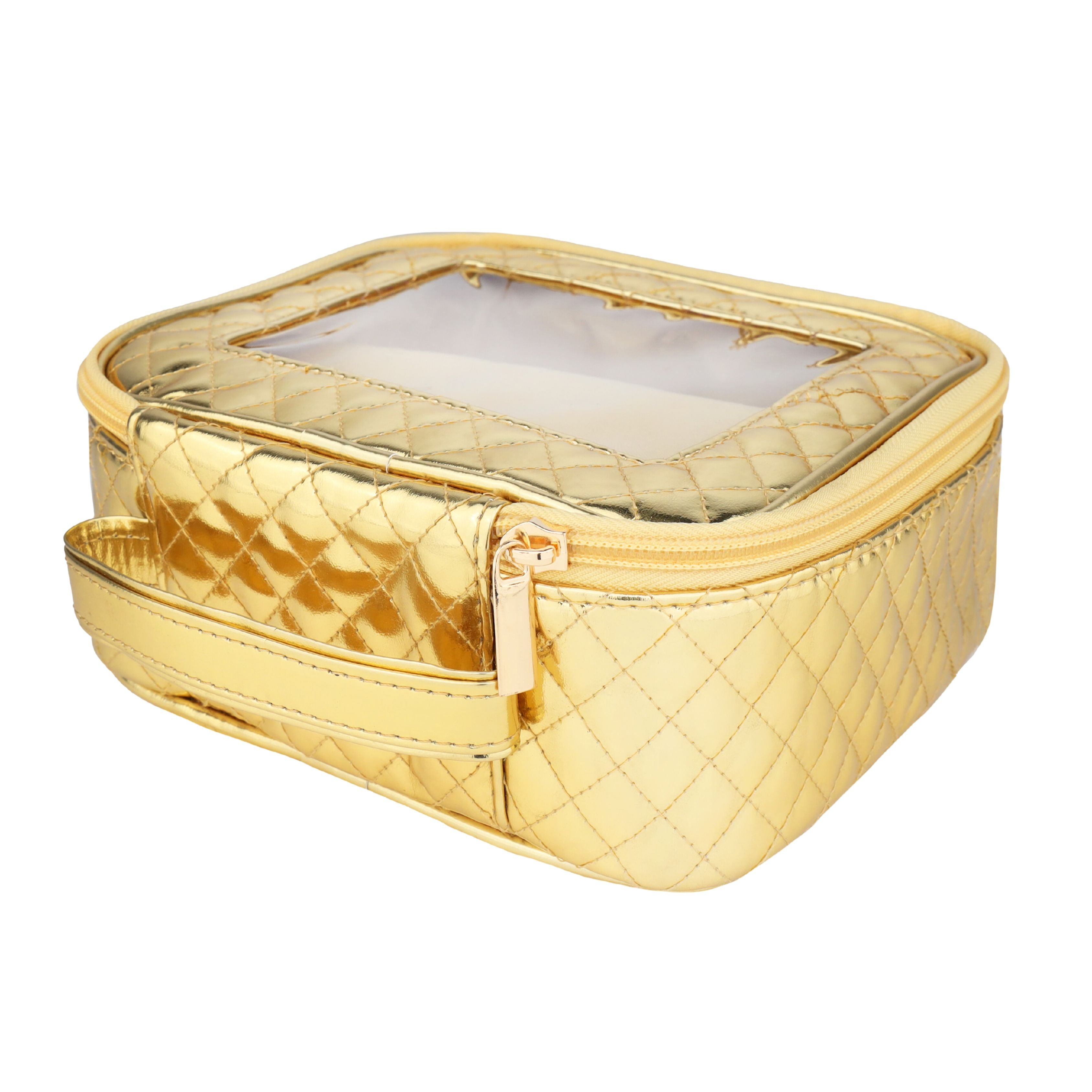 Large Gold Travel Case for Jewelry Storage | BuDhaGirl