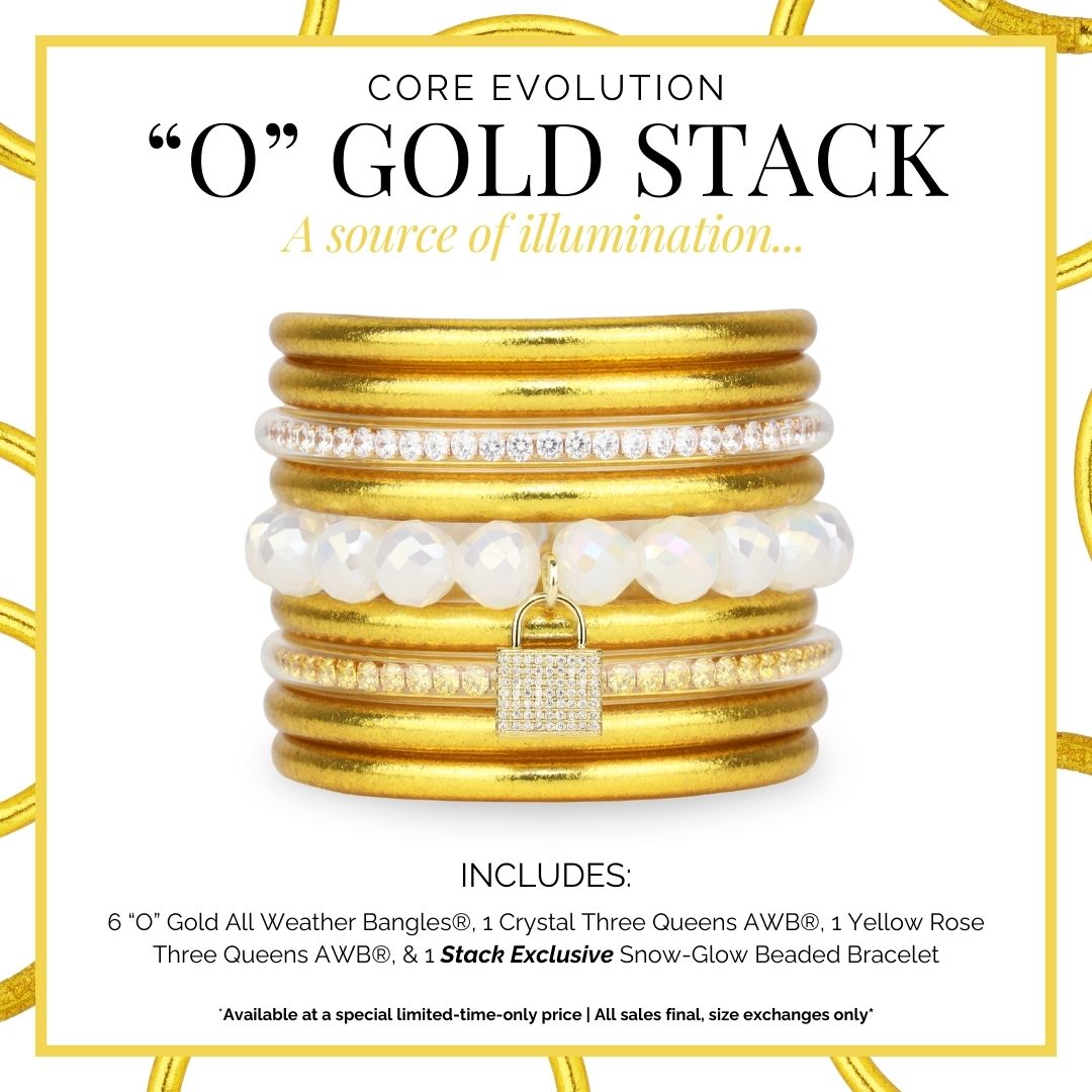 Evolution Stack of 6 - "O" Gold | BuDhaGirl