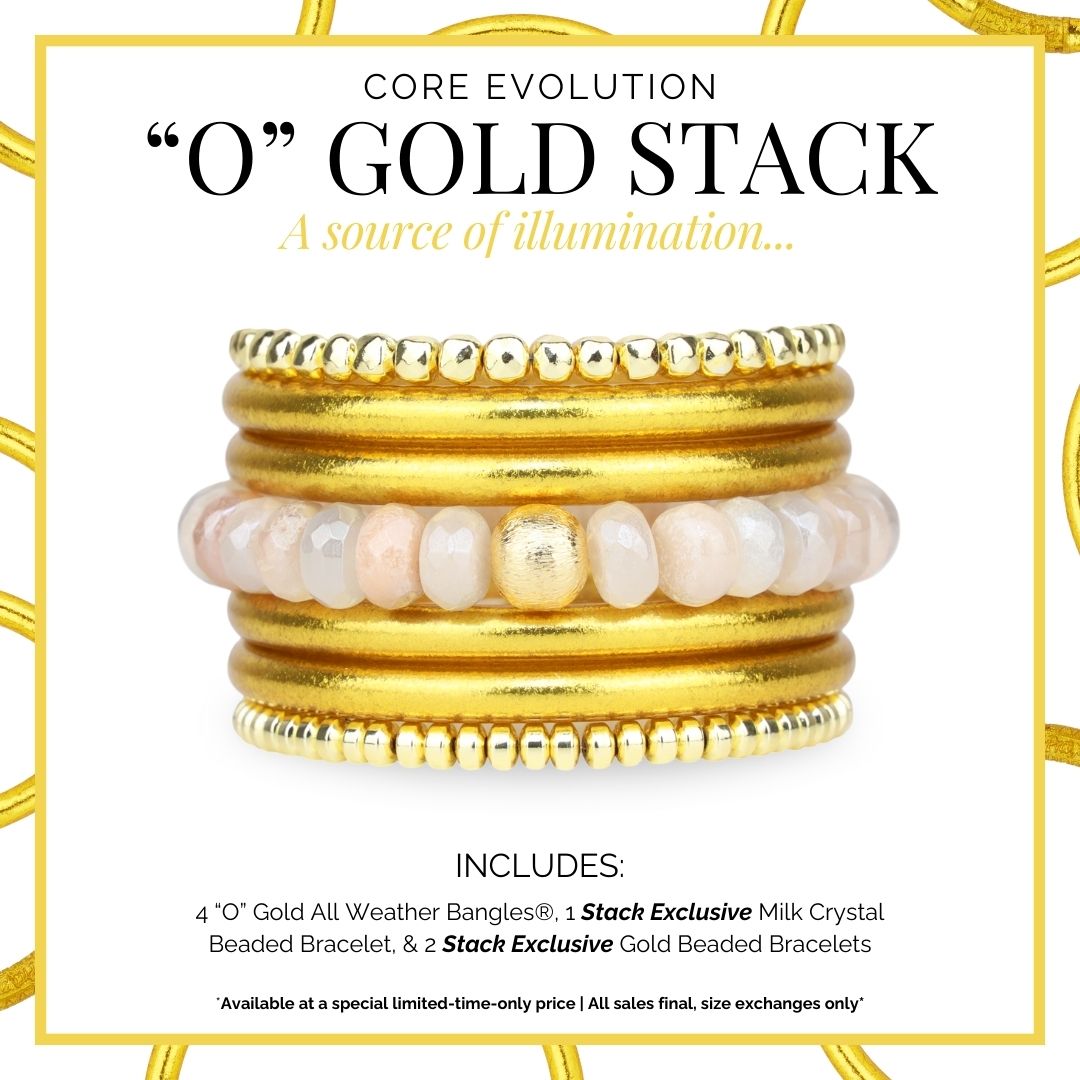 Evolution Stack of 4 - "O" Gold | BuDhaGirl