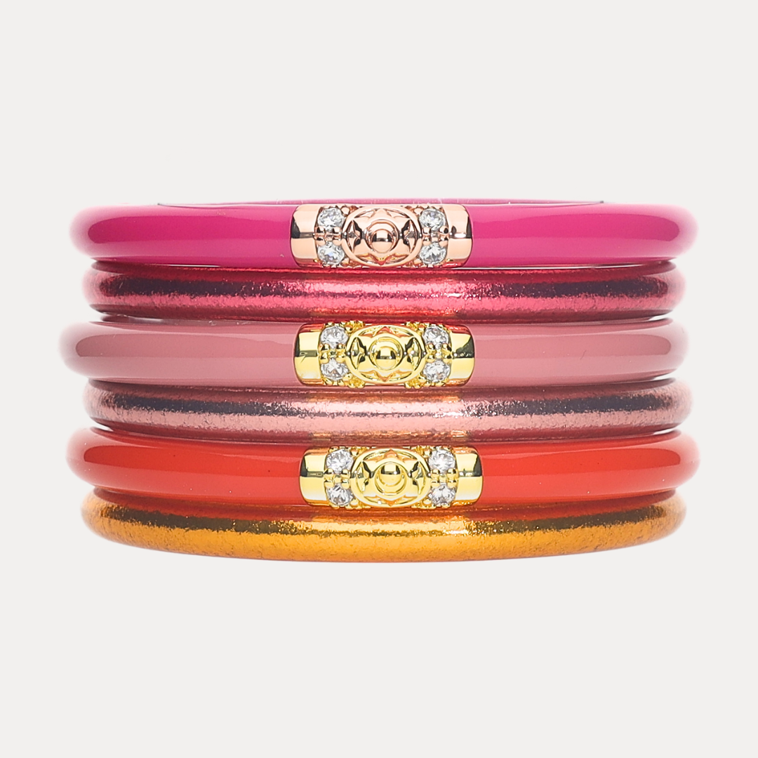 Pink Birthday Bracelet Stack | BuDhaGirl
