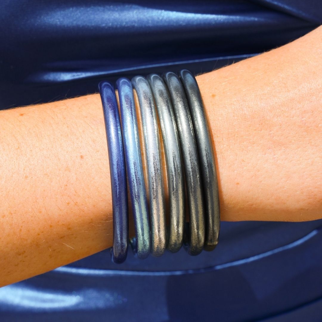 Shark Week Bangle Bracelet Stack of the Week | BuDhaGirl