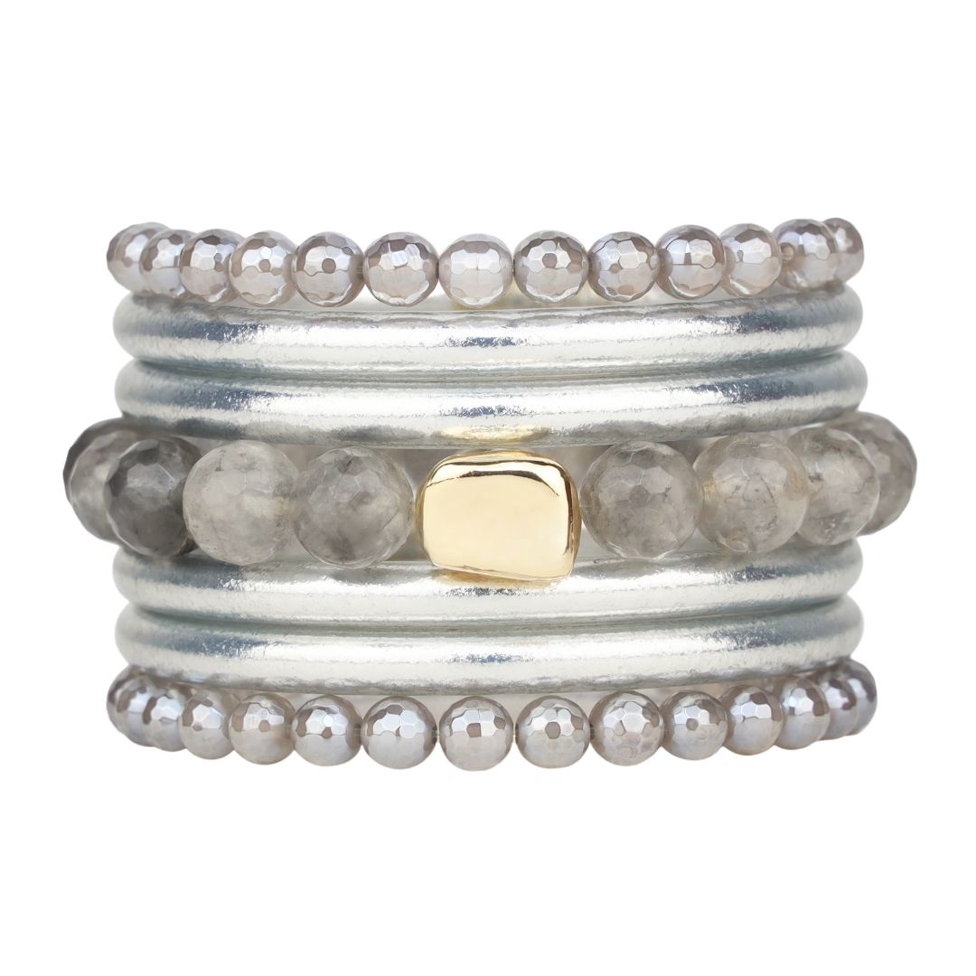 Evolution Stack of 4 - Silver | BuDhaGirl