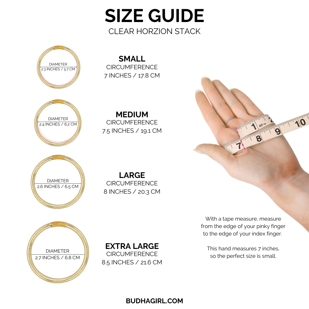 The Clear Horizon Bangle Bracelet Stack of the Week