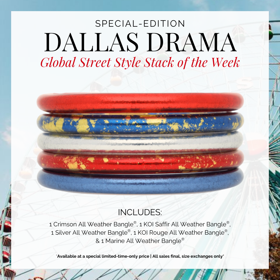 The Dallas Drama Bangle Bracelet Stack | BuDhaGirl