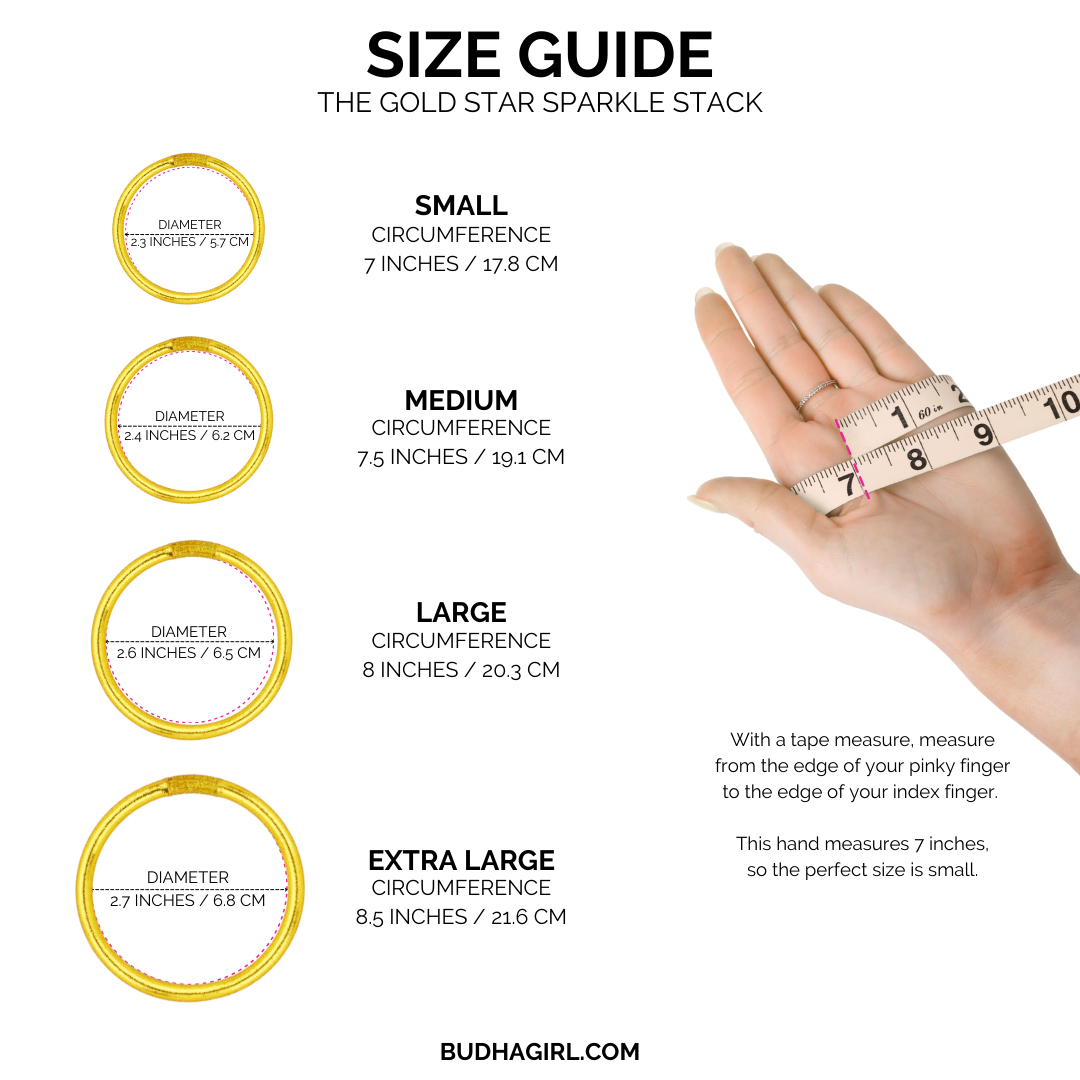 The Gold Sparkle Stack | Bangles, Bracelets, Jewelry | BuDhaGirl