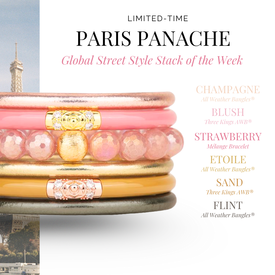 Paris Panache Bangle Bracelet Global Stack of the Week | BuDhaGirl