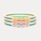 Three Queens All Weather Bangles® (AWB®) - Emerald