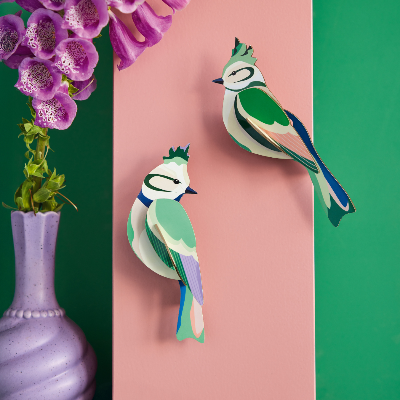 Forest Crests Bird Art | 3D Wall Decor | BuDhaGirl