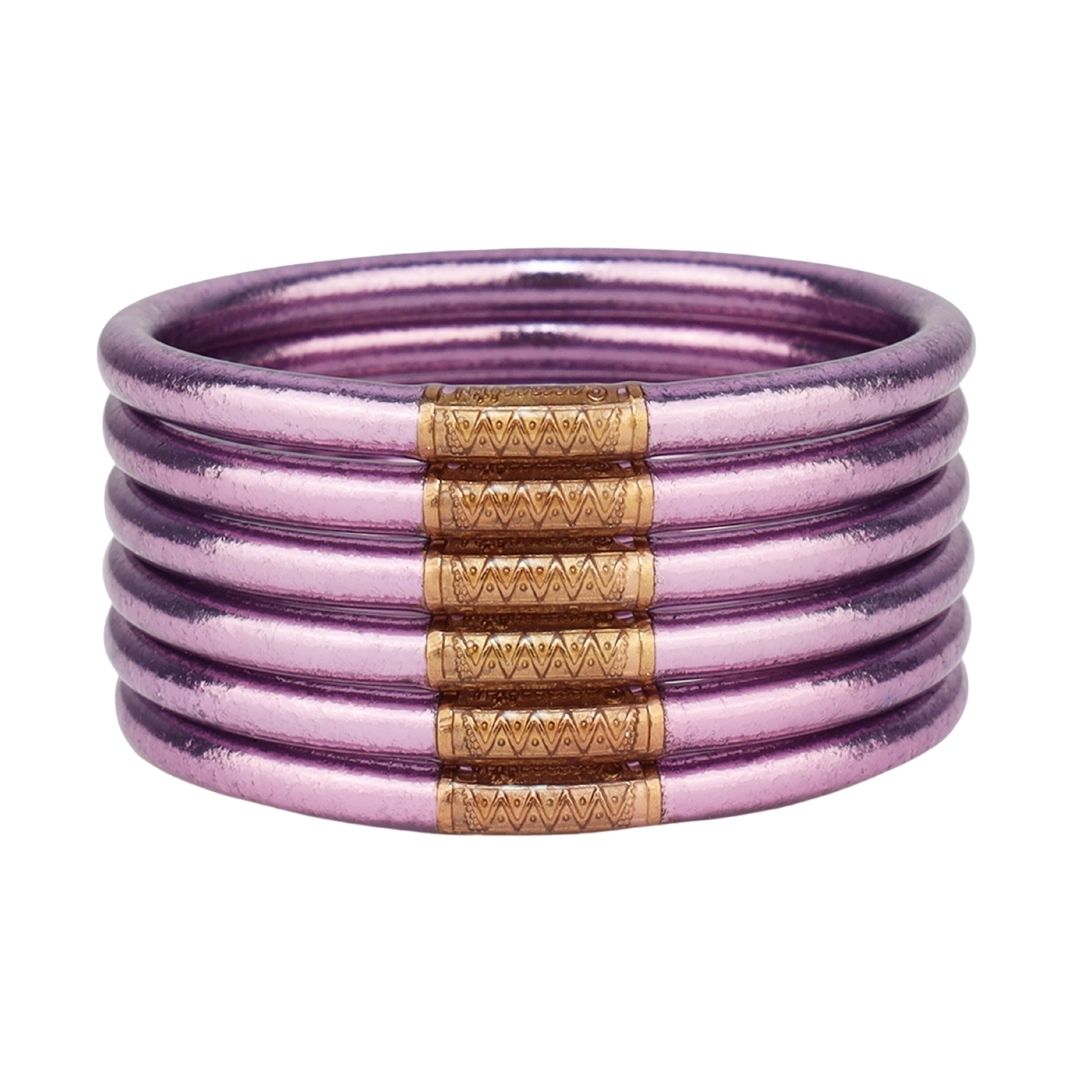 Lila All Weather Bangles (AWB) - Serenity Prayer | BuDhaGirl