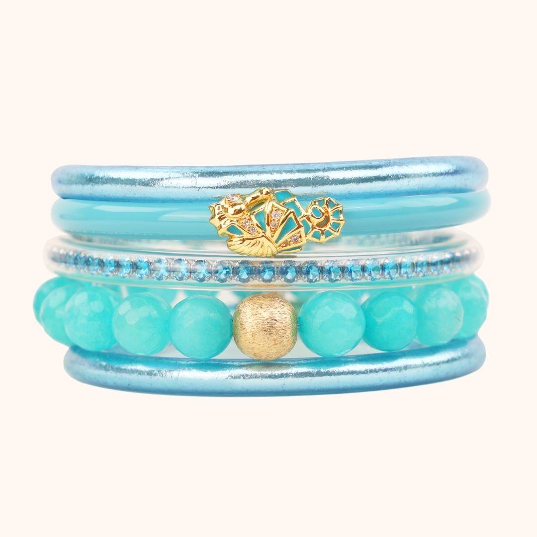 Turquoise Seahorse Stack